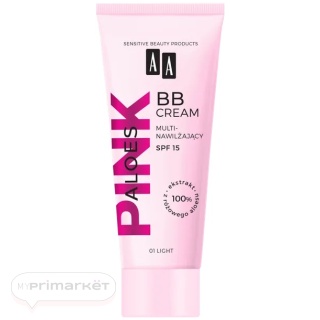 AA ALOES PINK Multi Moisturizing BB Cream with SPF 15