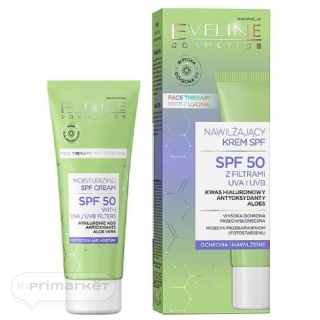 EVELINE SPF 50 moisturizing cream