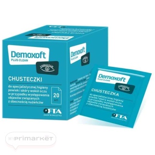 Demoxoft Plus Clean wet cleansing wipes