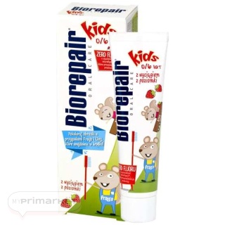 Biorepair Kids Strawberry Flavor Toothpaste