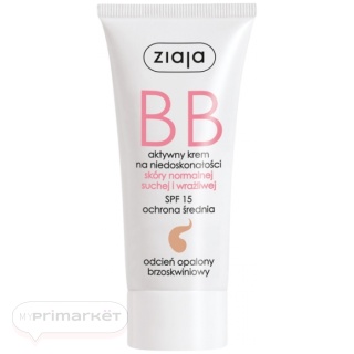 ZIAJA BB cream TANNED shade for Normal, Dry & Sensitive skin