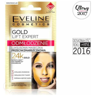 EVELINE GOLD LIFT EXPERT anti-wrinkle mask 3 in 1