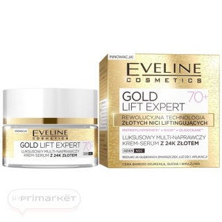 EVELINE Gold Lift Expert 70+ multi-repair day & night cream serum - 50ml