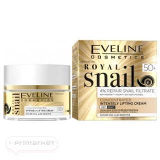 EVELINE Royal Snail 50+ concentrated strongly lifting cream