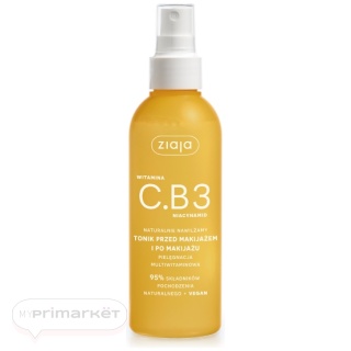 ZIAJA C.B3 tonic before and after makeup - 190 ml