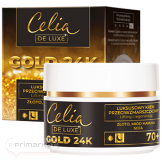 CELIA DELUXE 70+ GOLD 24K Anti-Wrinkle Cream - 50 ml